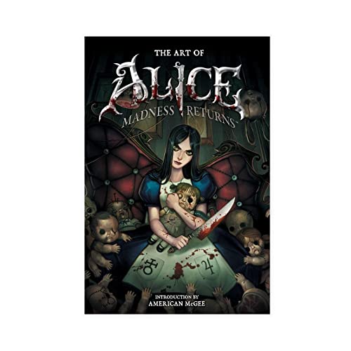 FISH DRAGATE Game Poster Alice Madness Returns 10 Leinwandposter Schlafzimmer Dekor Sport Landschaft Büro Zimmer Dekor Geschenk Rahmen Stil 30 x 45 cm von FISH DRAGATE