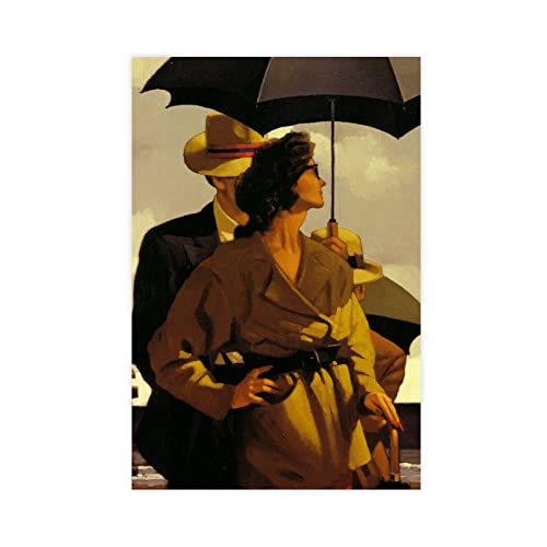 FISH DRAGATE Jack Vettriano Poster 2 Leinwand Poster Schlafzimmer Dekor Sport Landschaft Büro Zimmer Dekor Geschenk ohne Rahmen Stil 40 x 60 cm von FISH DRAGATE