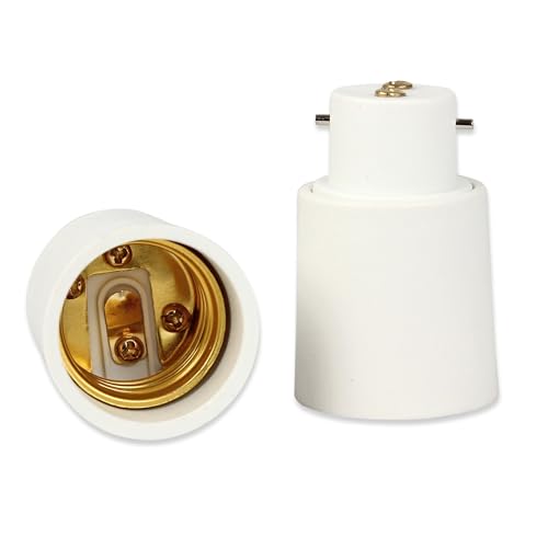 FISHTEC ® 2 Lampenfassung Adapter B22 zu E27 - Normen CE RoHS von Fishtec