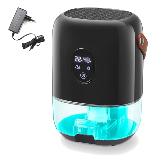 FISHTEC - Mini-Luftentfeuchter "Smart" – programmierbarer Feuchtigkeitsgehalt – Tank 800 ml – Anzeige Temperatur Luftfeuchtigkeit – Programmierung der Luftfeuchtigkeit – Anti-Schimmel, schlechte FISHTEC - Mini-Luftentfeuchter "Smart" – programmierbarer Feuchtigkeitsgehalt – Tank 800 ml – Anzeige Temperatur Luftfeuchtigkeit – Programmierung der Luftfeuchtigkeit – Anti-Schimmel, schlechte von Fishtec
