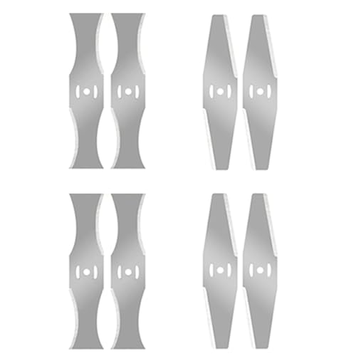 Battery Grass Trimmer Accessories, Replacement Blade Pack of 8, Metal Blade, only Accessories Included, universal Accessories for Cutting Grass Blade Electric Cutting Machine Garden Tools von FISIYINDZ