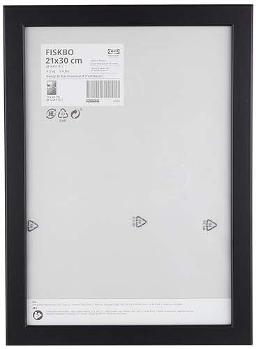 IKEA Bilderrahmen Fiskbo Fotorahmen in 21x30cm - schwarz von IKEA