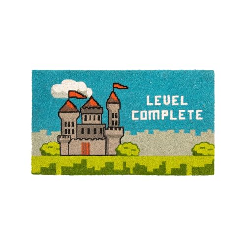 Fisura - Fußmatte außen Level Complete Kokosfußmatte mit Rutschfester PVC-Rückseite. Lustige Welcome Fußmatte. Handbemalt. Größe: 70 cm x 40 cm Fisura - Fußmatte außen Level Complete Kokosfußmatte mit Rutschfester PVC-Rückseite. Lustige Welcome Fußmatte. Handbemalt. Größe: 70 cm x 40 cm von FISURA