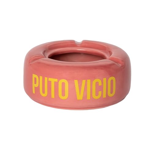 FISURA - Rosa Aschenbecher mit Aufschrift "p*cking habit". Originelle Aschenbecher mit lustigem Spruch. Hergestellt aus Keramik. Maße: 10 x 10 x 4 Zentimeter. FISURA - Rosa Aschenbecher mit Aufschrift "p*cking habit". Originelle Aschenbecher mit lustigem Spruch. Hergestellt aus Keramik. Maße: 10 x 10 x 4 Zentimeter. von FISURA