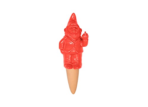 FISURA - Selbstbewässerung für originelle Pflanzen, automatische Bewässerung mit lustiger Form, Gießkanne für Zimmerpflanzen, Fassungsvermögen 100 ml, Material: Terracotta (Rot) von FISURA