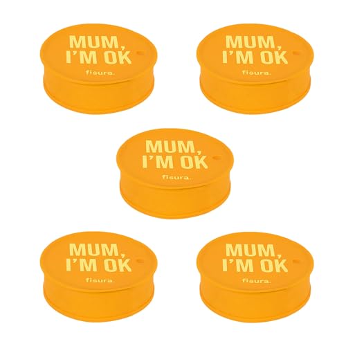 Fisura – Anti-Drogen-Getränkedeckel "Mum I'm ok" 5 stück. Originaler blauer Getränkeschutz. Wiederverwendbare Getränkeabdeckung. Auslaufsicherer Schutz aus Silikon. 5 stück Fisura – Anti-Drogen-Getränkedeckel "Mum I'm ok" 5 stück. Originaler blauer Getränkeschutz. Wiederverwendbare Getränkeabdeckung. Auslaufsicherer Schutz aus Silikon. 5 stück von FISURA