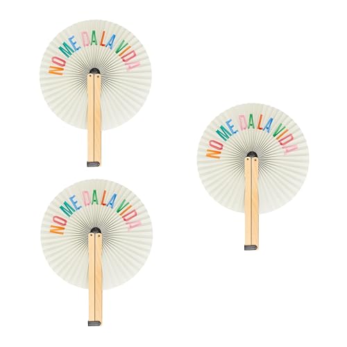FISURA – Faltbarer Fächer mit Spruch No Me Da La Vida. Originaler Papierfächer. Pai Pai in bunten Farben. Hochzeitsgeschenk für Gäste. Perfekt für Feier, Party oder Zeremonie. 3er-Set. FISURA – Faltbarer Fächer mit Spruch No Me Da La Vida. Originaler Papierfächer. Pai Pai in bunten Farben. Hochzeitsgeschenk für Gäste. Perfekt für Feier, Party oder Zeremonie. 3er-Set. von FISURA