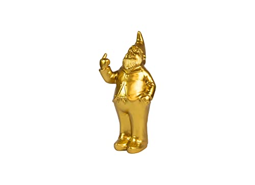 FISURA - Originelle Spardose Zwerg. Große Spardose mit Form. Lustige Spardose als Geschenk. Goldene Spardose. Maße: 27 x 13 x 8 Zentimeter. Material: Polyharz von FISURA