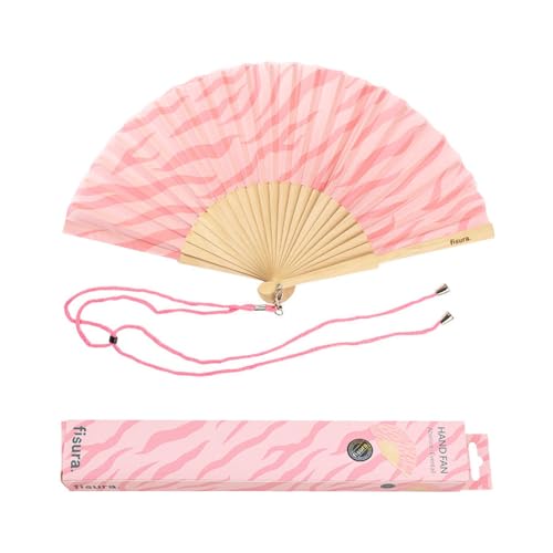 Fisura - Origineller Handfächer mit Eiscreme-Aufdruck. Moderner Fächer aus Holz. Fächer für Kinder. Rosa Fächer. Maße: 42,5 x 23 cm. Materialien: Holz und Textil. Fisura - Origineller Handfächer mit Eiscreme-Aufdruck. Moderner Fächer aus Holz. Fächer für Kinder. Rosa Fächer. Maße: 42,5 x 23 cm. Materialien: Holz und Textil. von FISURA