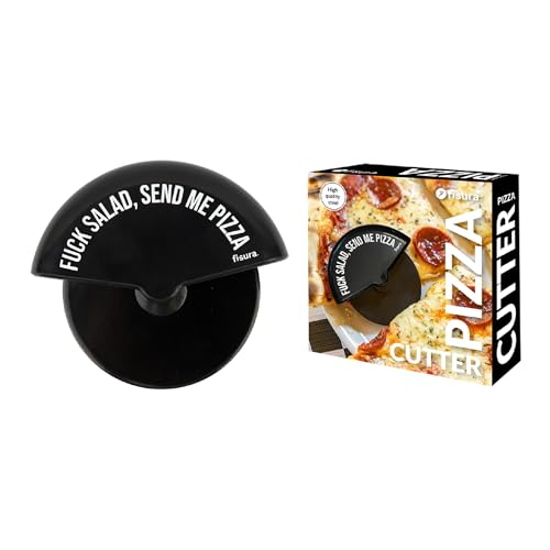 Fisura – Origineller Pizzaschneider "f*ck salad". Lustiger Pizzaschneider mit Rad. Originelles Pizzamesser aus Edelstahl und ABS. Maße: 7,5 x 5,5 Zentimeter. Fisura – Origineller Pizzaschneider "f*ck salad". Lustiger Pizzaschneider mit Rad. Originelles Pizzamesser aus Edelstahl und ABS. Maße: 7,5 x 5,5 Zentimeter. von FISURA