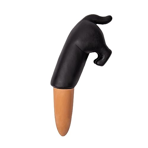 FISURA - Selbstbewässerung für originelle Pflanzen, automatische Bewässerung mit lustiger Form, Gießkanne für Zimmerpflanzen, Fassungsvermögen 100 ml, Material: Terracotta (Schwarzer Hund) FISURA - Selbstbewässerung für originelle Pflanzen, automatische Bewässerung mit lustiger Form, Gießkanne für Zimmerpflanzen, Fassungsvermögen 100 ml, Material: Terracotta (Schwarzer Hund) von FISURA