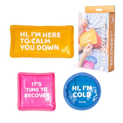 Fisura – Set aus 3 Gelkompressen „Recovery“. Für Wärme- und Kältetherapie geeignet. Wiederverwendbare Pads helfen bei Schmerzen, Zerrungen, Gelenkproblemen und Entzündungen. Fisura – Set aus 3 Gelkompressen „Recovery“. Für Wärme- und Kältetherapie geeignet. Wiederverwendbare Pads helfen bei Schmerzen, Zerrungen, Gelenkproblemen und Entzündungen. von FISURA