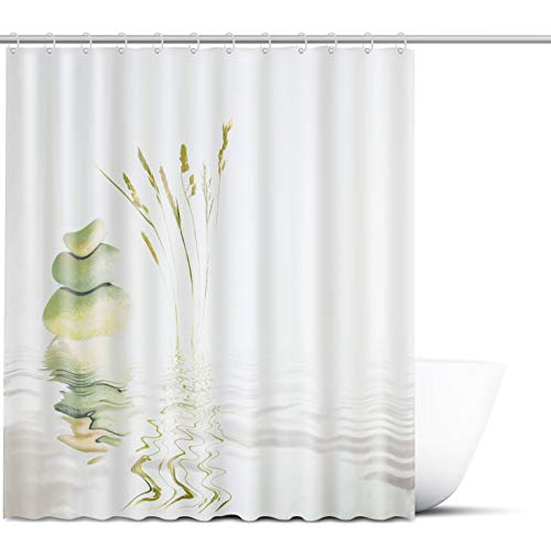 FIT&DRY Duschvorhang 180x200 cm - Antischimmel & wasserabweisender Badezimmer Vorhang - Shower Curtain in einzigartigem Design für Ihre Badewanne - Inkl. 12x Befestigungsringe von FIT&DRY