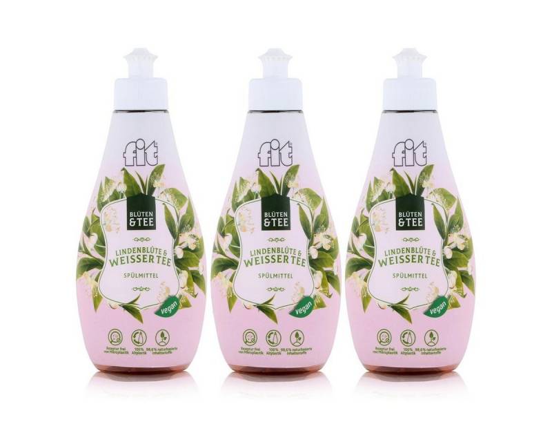 FIT fit Spülmittel Lindenblüte & weisser Tee 400ml - Geschirrspülmittel (3 Geschirrspülmittel FIT fit Spülmittel Lindenblüte & weisser Tee 400ml - Geschirrspülmittel (3 Geschirrspülmittel von FIT