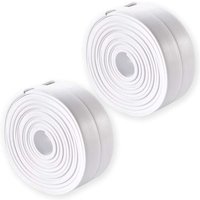 2 Packungen wasserdichtes Dichtungsband, selbstklebend, wasserdicht und schimmelresistent, Badezimmer-Dichtungsmittel, Dichtungswerkzeug zum Schutz von FITAGS