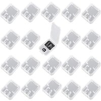 20 Stück Speicherkartenetui Aufbewahrungsbox SD MMC Micro SD TF Karten Kunststoff Transparent Aufbewahrungshülle Abdeckung Halter 20 Stück Speicherkartenetui Aufbewahrungsbox SD MMC Micro SD TF Karten Kunststoff Transparent Aufbewahrungshülle Abdeckung Halter von FITAGS