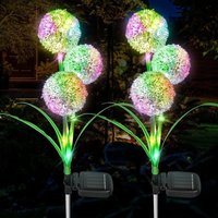 2er-Pack Solar-Gartenleuchten, Solarbeleuchtung für den Außenbereich, wasserdichtes IP65-Solarstrahler-Sicherheitslicht mit automatischem 2er-Pack Solar-Gartenleuchten, Solarbeleuchtung für den Außenbereich, wasserdichtes IP65-Solarstrahler-Sicherheitslicht mit automatischem von FITAGS