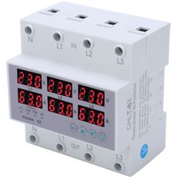3-Phasen-Spannungsüberwachungs-Sequenzrelais, Digitales Voltmeter Amperemeter Leistungsmesser DIN-Schienen-Voltmeter Amperemeter Automatischer von FITAGS