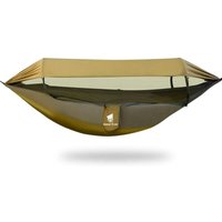 3-in-1-Hängematte für den Außenbereich mit Sonnenschutzplane, wasserdichte und langlebige Nylon-Hängematte mit Moskitonetz, Doppelschlafplatz, von FITAGS