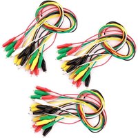Fitags - 30-teiliges Messleitungsset mit doppelseitigen Krokodilklemmen, 50 cm langes Überbrückungskabel-Anschlusskabel Fitags - 30-teiliges Messleitungsset mit doppelseitigen Krokodilklemmen, 50 cm langes Überbrückungskabel-Anschlusskabel von FITAGS