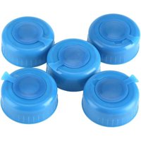 Fitags - 5Pcs Wasser Flasche Kappe Dispenser Brunnen Zubehör Ersatz Anti Splash Deckel 3-5 Gallonen von FITAGS