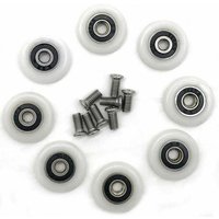 8er-Set Ersatz-Duschwandrollen mit 23 mm Durchmesser 8er-Set Ersatz-Duschwandrollen mit 23 mm Durchmesser von FITAGS