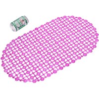 Antirutschmatte Badewannenmatte Antirutschmatte PVC Badewannenmatte Duschmatte mit Saugnapf Waschbare Badematte für Baby Kind Rosa Rot 66 37cm, von FITAGS