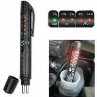 Bremsflüssigkeitstester-Detektor, 5 LED-Autodiagnose-Bremstester Auto-Fahrzeug-Bremstester Auto-Bremstester für DOT3 DOT4 (Stangen nicht im von FITAGS