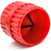 Entgrater, Rohrentgrater, Universal-Rohrentgrater, Innen-/Außenreibahle, Rohranfaswerkzeug, PVC-Rohr-Entgratwerkzeug, Innendurchmesser: 5-38 mm, (Rot) von FITAGS