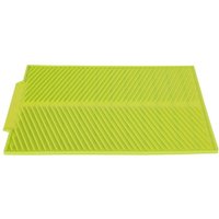 Fitags - Abtropfmatte Silikon-Abtropfmatte Rechteckige Silikon-Abtropfmatte Abtropfmatte Hitzebeständige rutschfeste Tablett-Abtropfmatte, von FITAGS