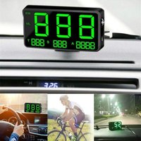Fitags - Auto Motorrad Digitaler GPS-Tachometer Head-Up-Display MPH-Übergeschwindigkeitsalarm (105 16 60 mm)—— von FITAGS