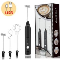 Fitags - Elektrischer Milchaufschäumer, per usb wiederaufladbarer Mini-Hand-Eierschläger, Milchaufschäumer mit drei einstellbaren Geschwindigkeiten, Fitags - Elektrischer Milchaufschäumer, per usb wiederaufladbarer Mini-Hand-Eierschläger, Milchaufschäumer mit drei einstellbaren Geschwindigkeiten, von FITAGS