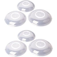 Fitags - Mikrowellen-Abdeckhaube, hitzebeständige Mikrowellen-Abdeckhaube, Lebensmittelhülle, Geschirrdeckel, Spritzschutz, 6 Stück—— Fitags - Mikrowellen-Abdeckhaube, hitzebeständige Mikrowellen-Abdeckhaube, Lebensmittelhülle, Geschirrdeckel, Spritzschutz, 6 Stück—— von FITAGS