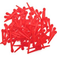 Gardena 9823 9825 Kunststoff-Ersatzklingen für Rasenmäher, 70 mm, rot, 100 Stück von FITAGS