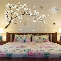 Große Wandaufkleber, Baum, Wandtattoo, Blume, Wohnkultur, FangYuan Tapeten für Wohnzimmer, Schlafzimmer, DIY Vinyl Zimmer Dekoration von FITAGS