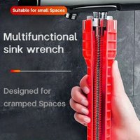 Installateur von 8-in-1 Multifunktions-Robinet, Multifunktions-Robinette, Zauberschlüssel, 1 Stück Klempnerwerkzeug von FITAGS