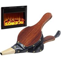 Kaminbalg, 39 x 17 cm, großer Holzbalg für Feuerstelle, Gebläse, Gusseisendüse für Outdoor-Camping, BBQ-Grill Kaminbalg, 39 x 17 cm, großer Holzbalg für Feuerstelle, Gebläse, Gusseisendüse für Outdoor-Camping, BBQ-Grill von FITAGS