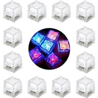 LED-Leuchteiswürfel, 12 Stück leuchtende Eiswürfel, bunte Eiswürfel für Party, Hochzeit, Club, Bar, Whisky, Dekoration LED-Leuchteiswürfel, 12 Stück leuchtende Eiswürfel, bunte Eiswürfel für Party, Hochzeit, Club, Bar, Whisky, Dekoration von FITAGS