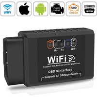 Fitags - OBD2-Autodiagnosekoffer, Autodiagnose-WiFi-OBD-Buchsenadapter-Scanner-Fehlercode Mehrmarken-elm327-Motorsystem-Diagnosetools von FITAGS
