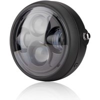 Fitags - Runder Motorrad-LED-Scheinwerfer, 16,5 cm universeller weißer Frontscheinwerfer-Schwarz von FITAGS