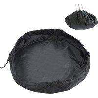 Fitags - Tragbare Neoprenanzugtasche, Surf-Umkleidebank, Badeanzugtasche zum Schwimmen im Freien (schwarz, 90 cm) von FITAGS
