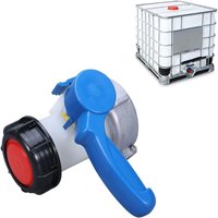 Universal ibc Adapter 75mm Absperrklappe Tankadapter Tankanschluss ibc Tankdeckel Kugelhahnadapter für 1000 Liter ibc Tank von FITAGS