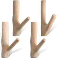 Vintage-Wandhaken aus echtem Naturholz in Form eines Astes, handgefertigtes Hakenset zur Wandmontage, rustikale dekorative selbstklebende Wandhaken von FITAGS