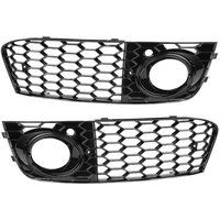 Wabengrill a4 b8,A4 Nebelscheinwerfer Gitter, Nebelscheinwerfer Abdeckung 1 Paar Frontstoßstange Nebelscheinwerfergitter Nebelscheinwerferrahmen von FITAGS