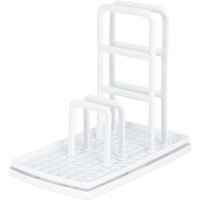 Weiß diy Spüle Organizer Küche Utensilien Halter Abtropffläche Schwamm Halter Geschirrtuch Halter pp Kunststoff Lagerung Rack von FITAGS