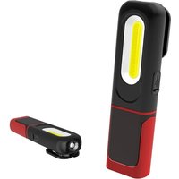 Wiederaufladbare LED-Arbeitsleuchte, 2-in-1-Inspektionslampe mit 360-Grad-Drehung und 5-W-COB-LED-Taschenlampe mit Magnetfuß und Haken für von FITAGS
