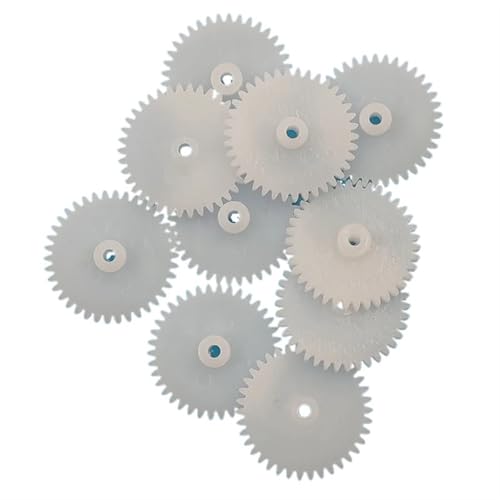 10 Stück 0,5 Modul 503A 508A Kunststoffzahnrad 0,5 M 38 Zähne 50 Zähne einlagiges Zylinderrad 3 mm Bohrung Stirnradritzel Motorgetriebe(50T)(38T) von FITIOS