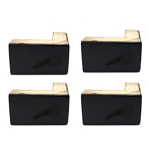 FITIOS Möbel-Sofabeine, 4er-Set, Möbelbeine aus Massivholz, Ersatzfüße for Kiefernsofas, Moderne Tischbeine, Kommodenfüße Holz, for Schränke, Bettschränke, Fernsehsessel, Möbelteile(5cm) von FITIOS