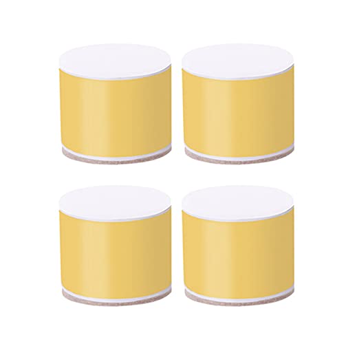 FITIOS Möbel-Sofabeine, 4er-Set Betterhöhungen aus Karbonstahl, Möbelerhöhungen for Anheben, Selbstklebende, robuste, Sofabeine, erhöhen die Höhe von Betten und Schränken, tragen 2000 kg(Yellow,3cm) von FITIOS