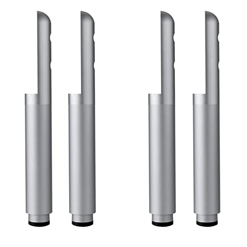 FITIOS Möbel-Sofabeine, verstellbare Möbelbeine aus Metall, 4er-Set Möbelstützfüße, L-förmige Design-Sofabeine, Ersatzbeine for Schreibtisch, Bett, Schrank, Stuhl, Sofa, Ottomane(Gray,50mm(2in)) von FITIOS